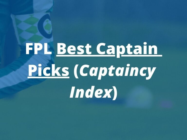 3 Best Captain Picks For FPL GW12 [Captaincy Index] | FPL Reports