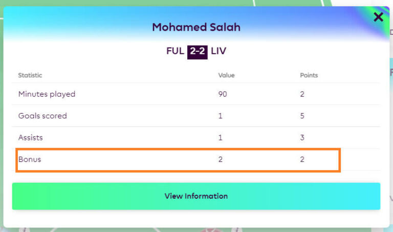 FPL Bonus Points System Explained [2022/23] | FPL Reports