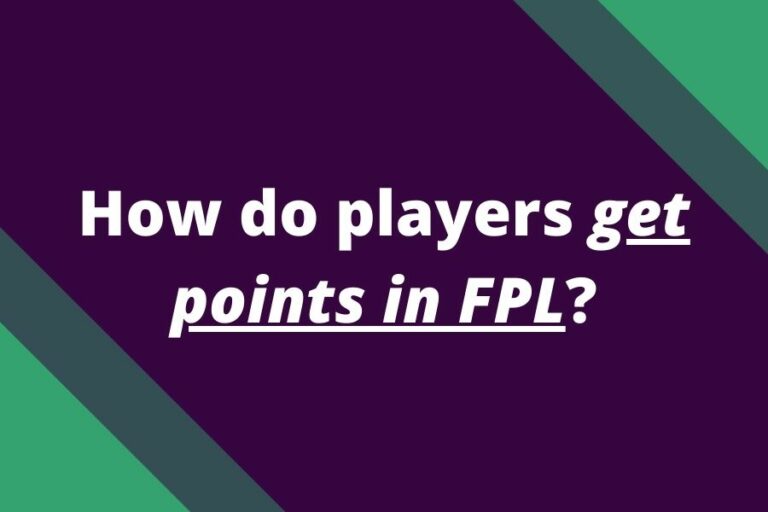 How Do Players Get Points In Fantasy Premier League? (2023/24) | FPL ...