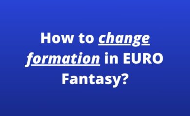 how to change formation in euro fantasy