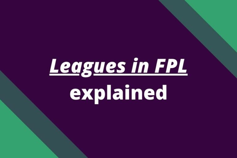 Mini-Leagues And H2H Leagues In FPL Explained | FPL Reports