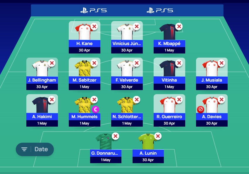 ucl fantasy matchday 11 team selection 2024 draft