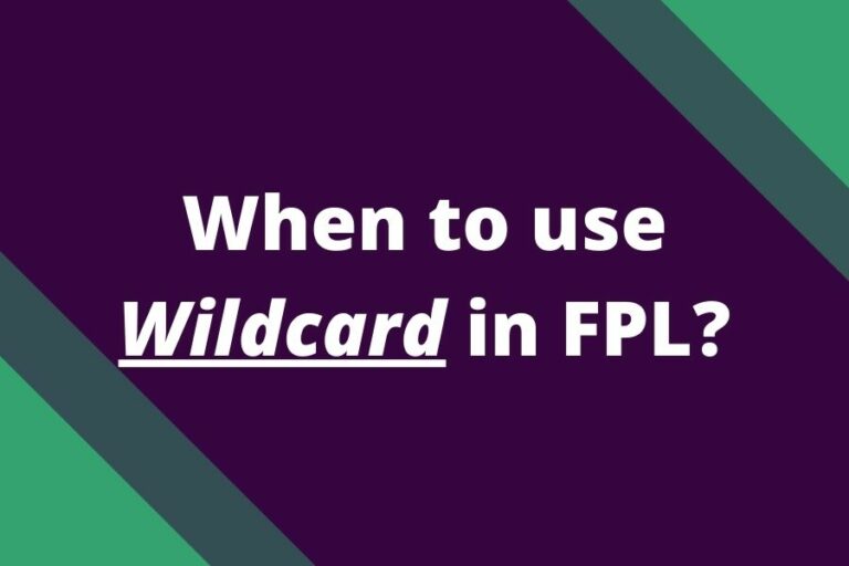 When To Use Wildcard Fpl 2023